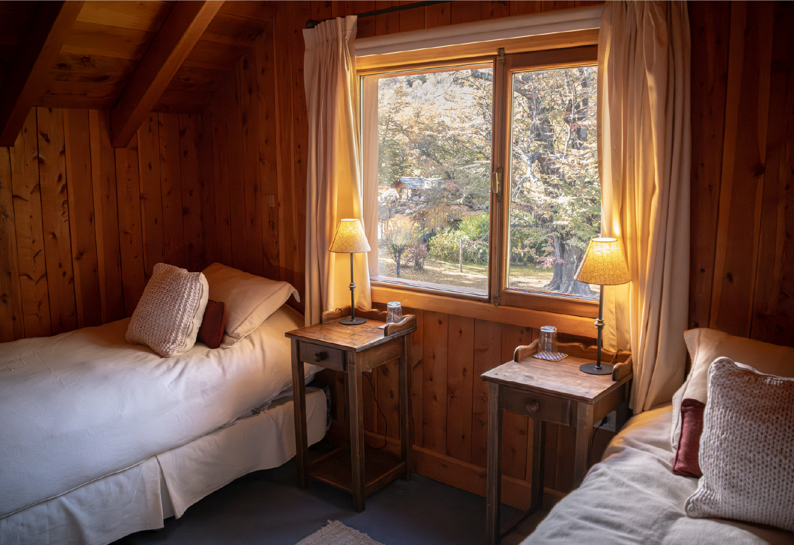 Dormitorio secundario de la suite cuádruple